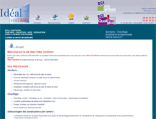 Tablet Screenshot of ideal-sanitherm.fr